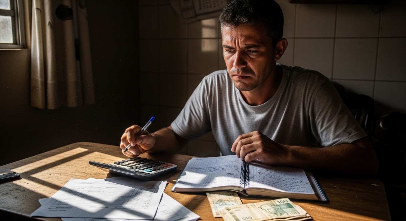 Trabalhador autônomo analisando contribuições em atraso do INSS